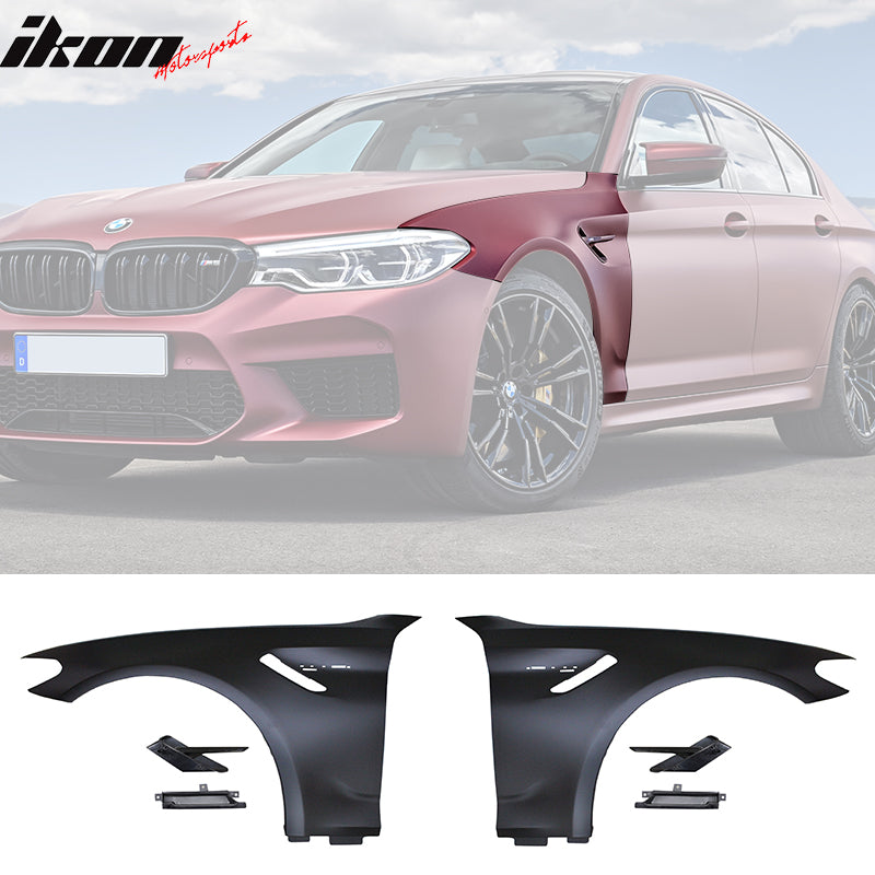 2017-2020 BMW G30 G31 5 Series Side Marker Fender Flares Metal