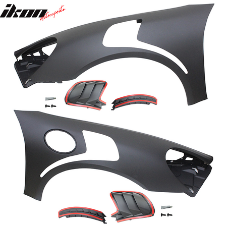 Fits 14-16 Porsche 981 Cayman & 13-16 Boxster GT2-RS Style 2PCS Front Fenders