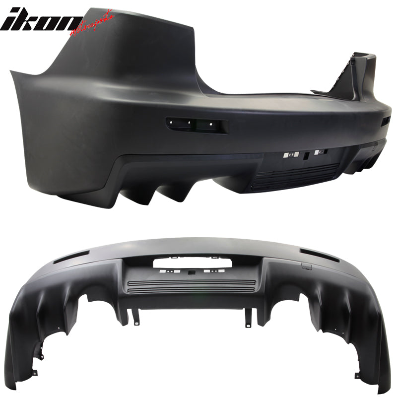 Fits 08-15 Mitsubishi Lancer EVO X Style Rear Bumper Cover - PP