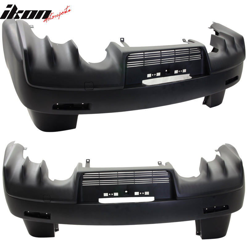 Fits 08-15 Mitsubishi Lancer EVO X Style Rear Bumper Cover - PP