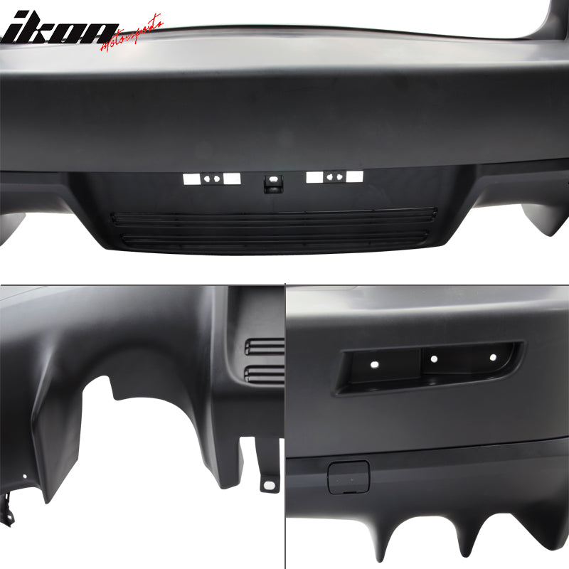 Fits 08-15 Mitsubishi Lancer EVO X Style Rear Bumper Cover - PP