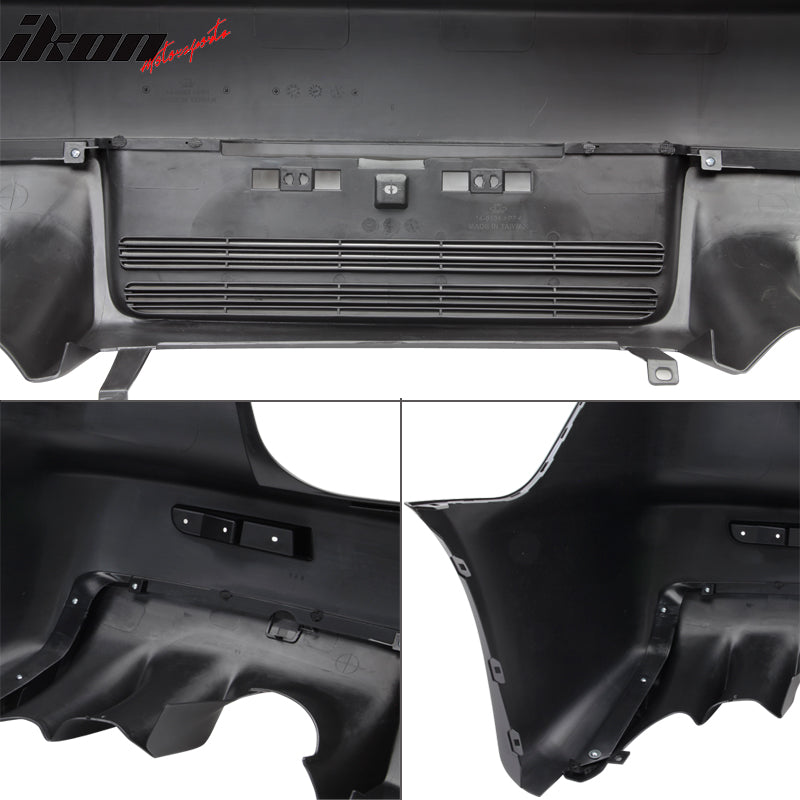 Fits 08-15 Mitsubishi Lancer EVO X Style Rear Bumper Cover - PP