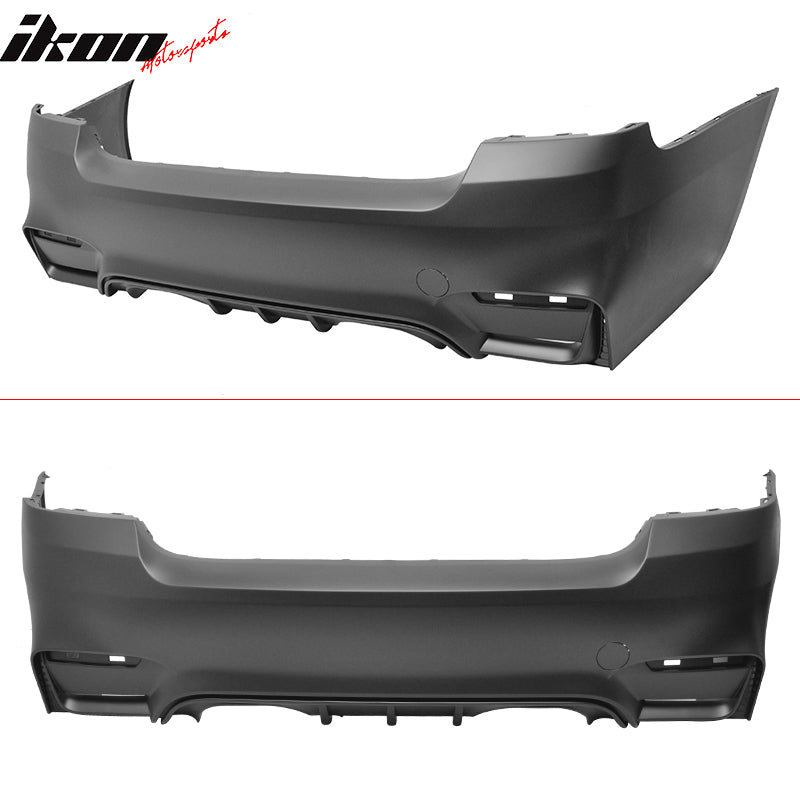 Fits 07-13 BMW E92 E93 3 Series Coupe M4 Style Rear Bumper Cover Conversion PP