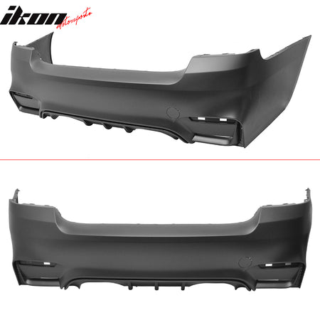 Fits 07-13 BMW E92 E93 3 Series Coupe M4 Style Rear Bumper Cover Conversion PP