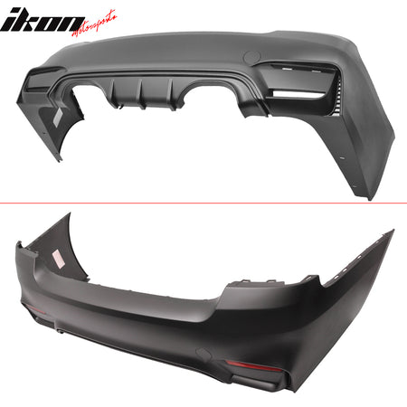 Fits 07-13 BMW E92 E93 3 Series Coupe M4 Style Rear Bumper Cover Conversion PP