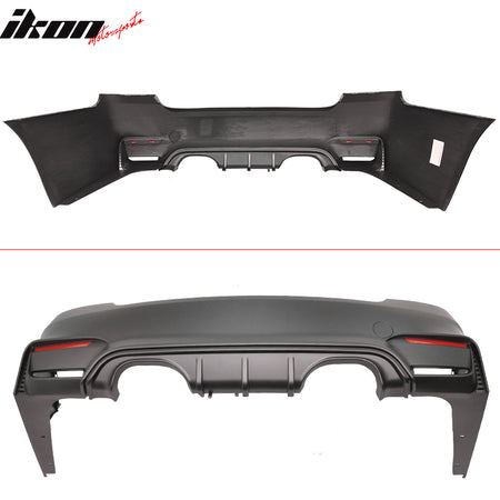 Fits 07-13 BMW E92 E93 3 Series Coupe M4 Style Rear Bumper Cover Conversion PP