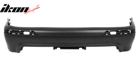 Fits 97-03 BMW E39 5-Series M5 Style Rear Bumper Cover W/Twin Muffler Single Out