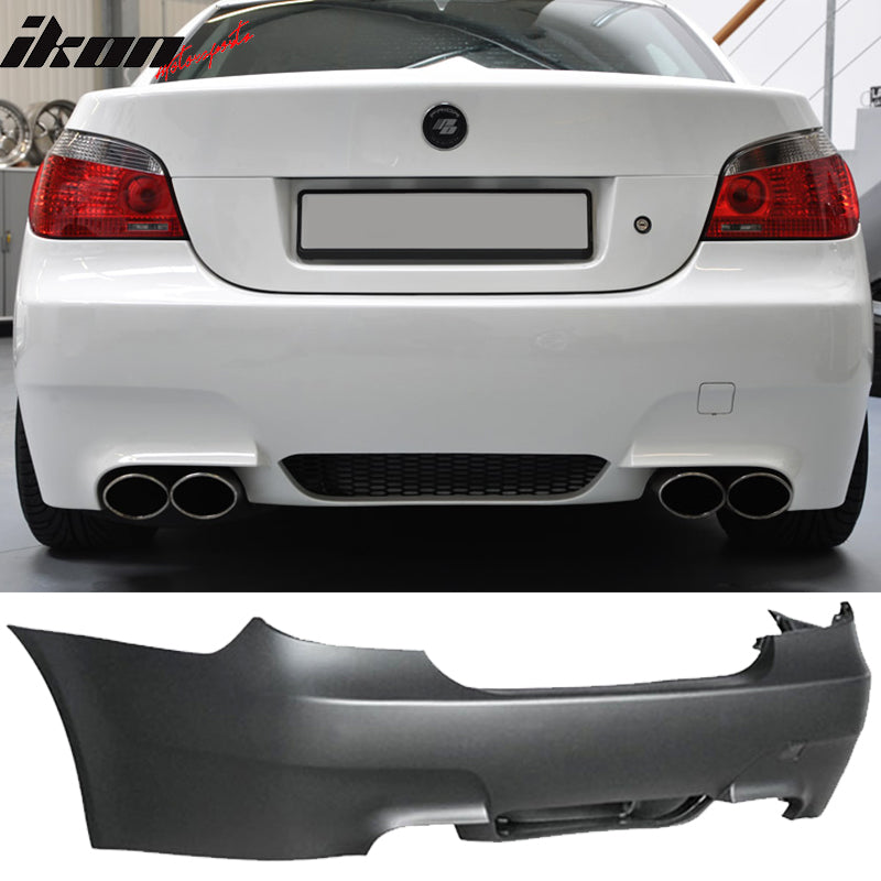 2004-2009 BMW E60 E61 5-Series M5 Style Rear Bumper Cover Conversion