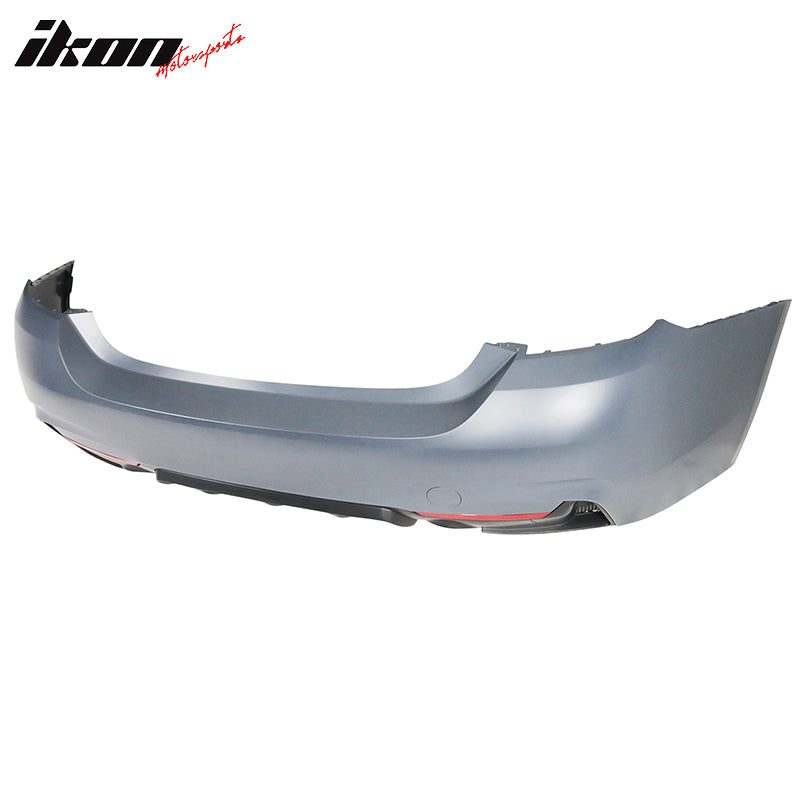 Fits 14-20 BMW F32 435i M-P Style Rear Bumper Cover Twin Dual Outlet - PP