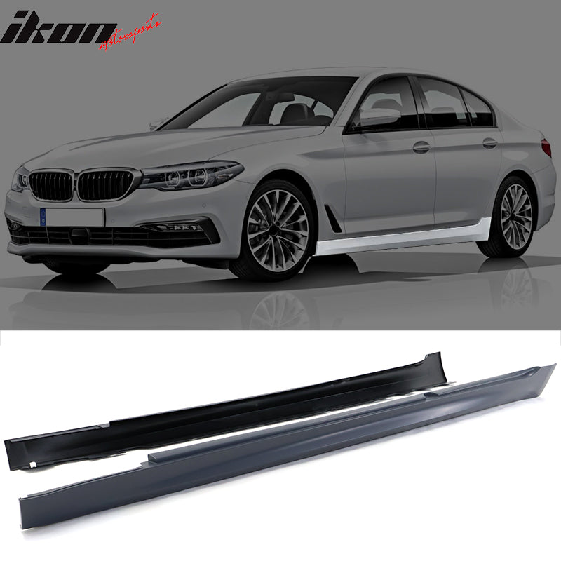 Fits 21-23 BMW G30 M Sport M550 Style Front Rear Side Bumper Kit Type 1 Diffuser