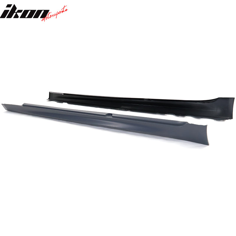 Fits 17-23 BMW 5 Series G30 MP Style 4PCS Side Skirts Extension Panel W/Sills