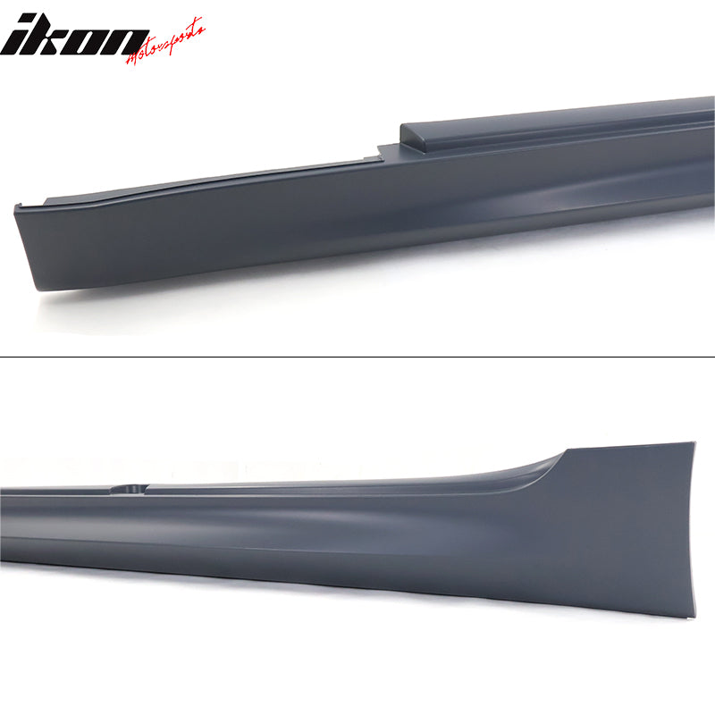 Fits 17-23 BMW G30 5 Series MT-Tech Side Skirt Extension Unpainted Black Pair