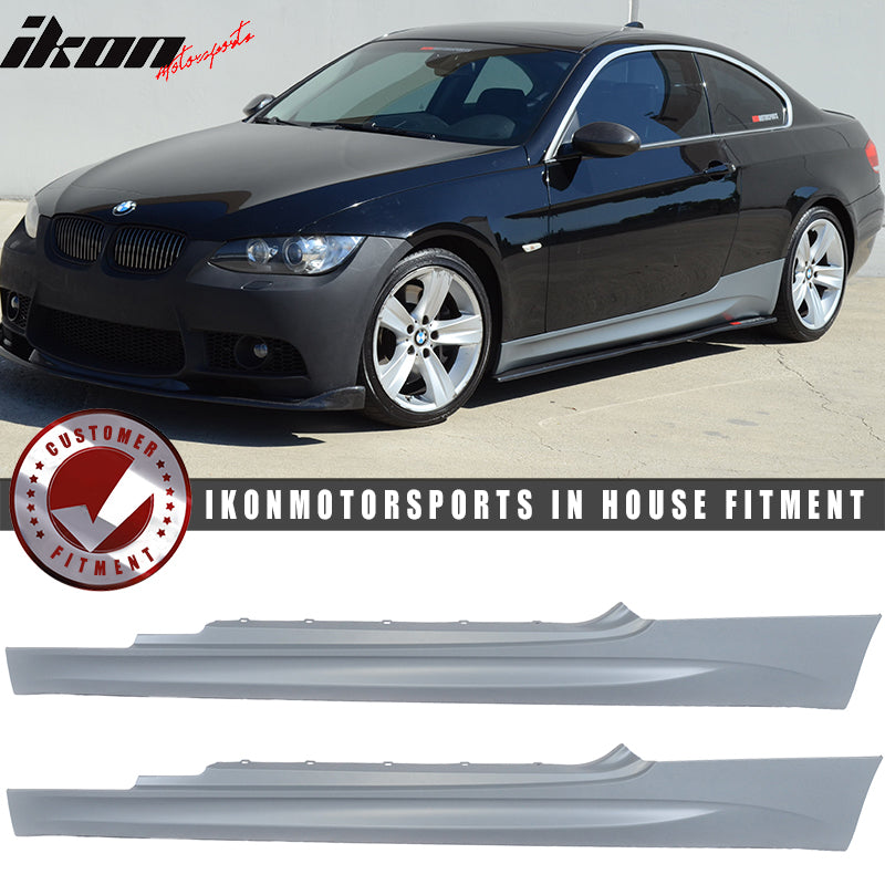 2007-2013 BMW E92 E93 3-Series Coupe M3 Style 2PCS Side Skirts PP