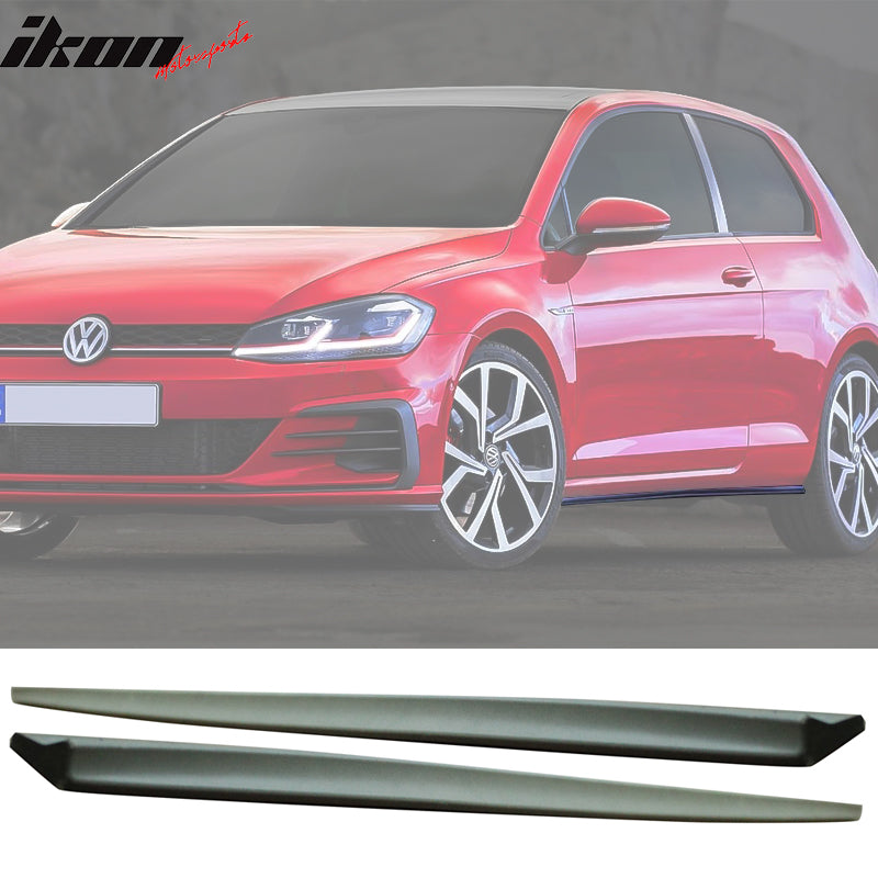 2015-2019 Volkswagen Golf MK7 GTI Side Skirts Extension Unpainted 2PCS