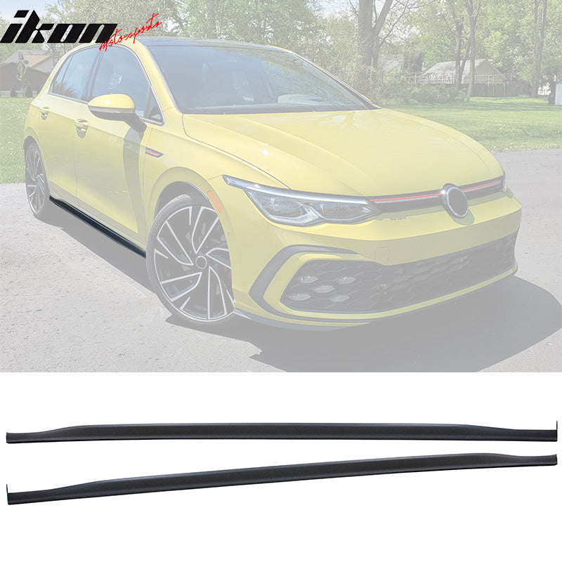 2022-2024 Volkswagen Golf MK8 GTI Style Side Skirts Rocker Panel