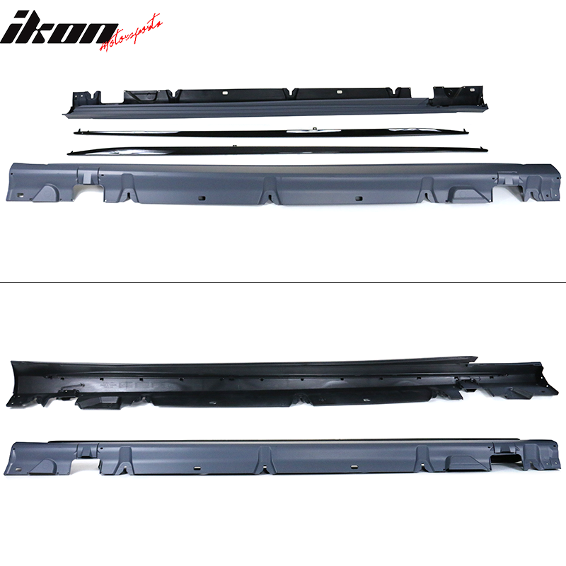 Fits 15-18 Mercedes-Benz W205 C-Class C63 AMG Style Side Skirts Rocker Panel 2PC