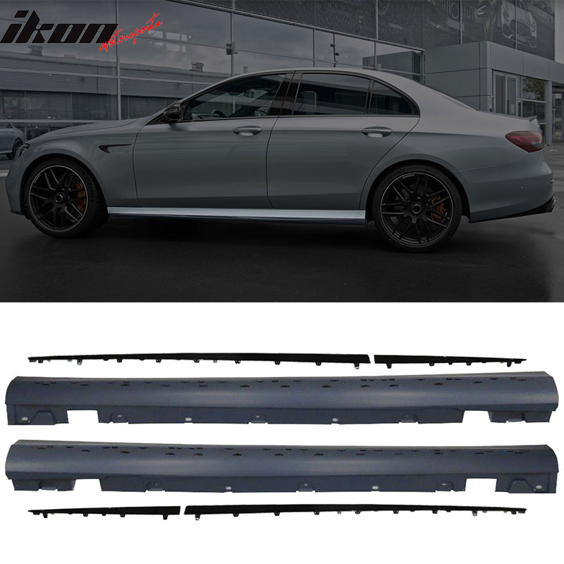 2021-2023 Benz W213 E-Class E63 AMG Style Unpainted Side Skirts PP