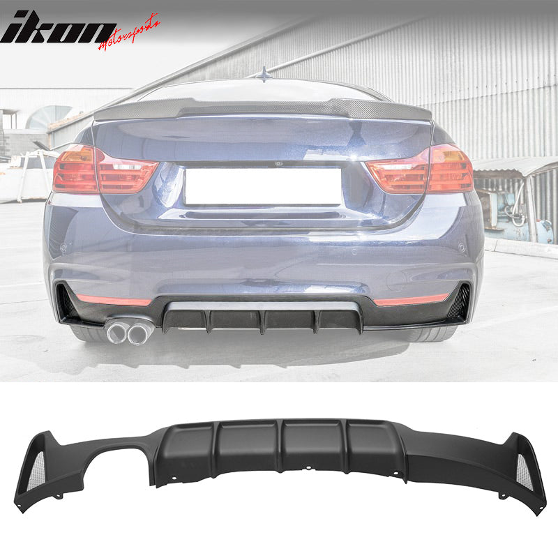 2014-2020 BMW F32 F33 xDrive MP Single Dual Exhaust Rear Bumper