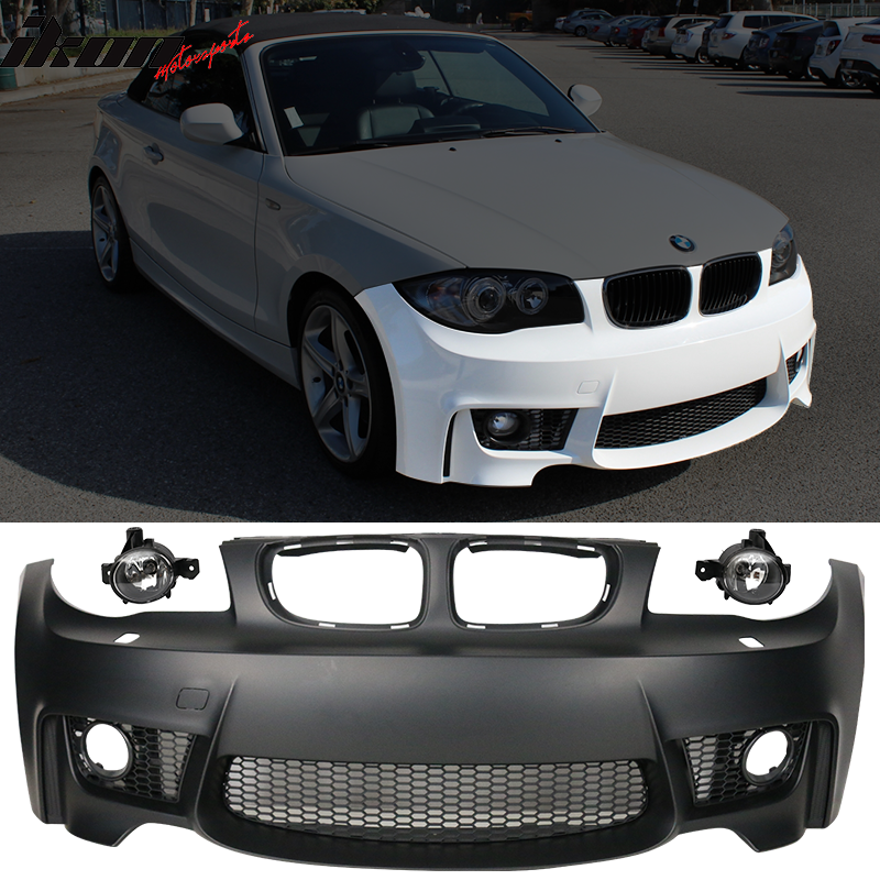 2007-2013 BMW 1 Series E82 1M No PDC Front Bumper w Fog Lights PP