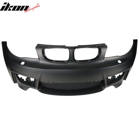 Fits 07-13 BMW 1 Series E82 E87 1M Style No PDC Front Bumper Cover - PP