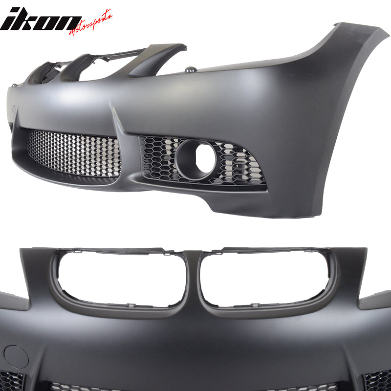 Fits 09-11 BMW E90 3-Series M3 Style PP Front Bumper Cover + 2PCS Fog lights