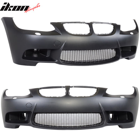 Fits 07-10 BMW E92 E93 3 Series Coupe M3 Style Front Bumper Cover Kit W/Air Duct