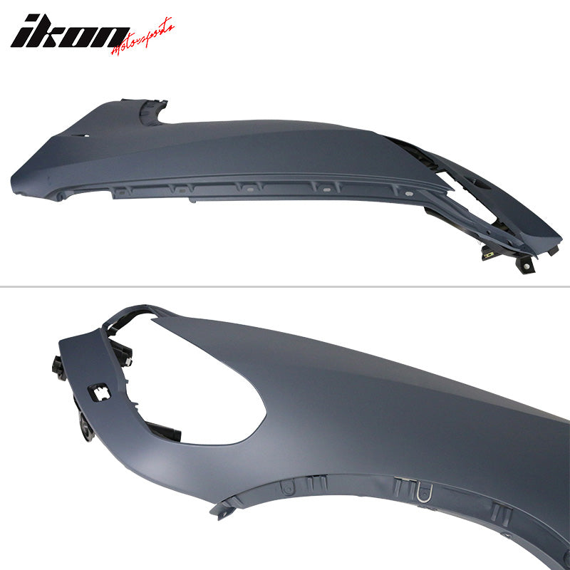 Fits 07-10 E70 Pre-LCI X5M Front Bumper Cover Conversion+Fender Polypropylene PP