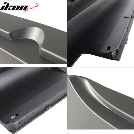 Fits 04-10 BMW E60 E61 5-Series M5 Style PP Side Skirts Panels Extension Pair