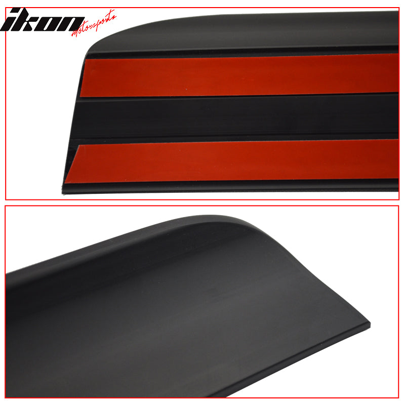 Fits 01-05 Audi A4 B6 Unpainted Black Roof Spoiler - PUF