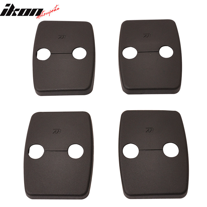 BMW F10 E90 E92 E60 F30 Door Latch Striker Catch Bracket Cover Cap 4 PC - PP