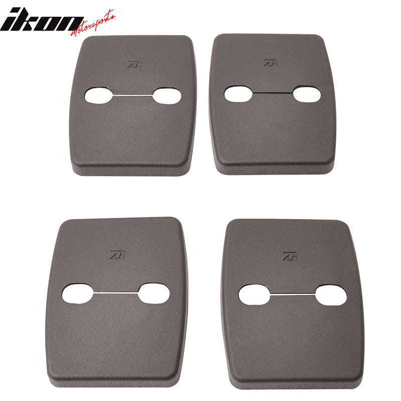 BMW F31 F11 Door Latch Striker Catch Bracket Cover Cap 4 PC - PP