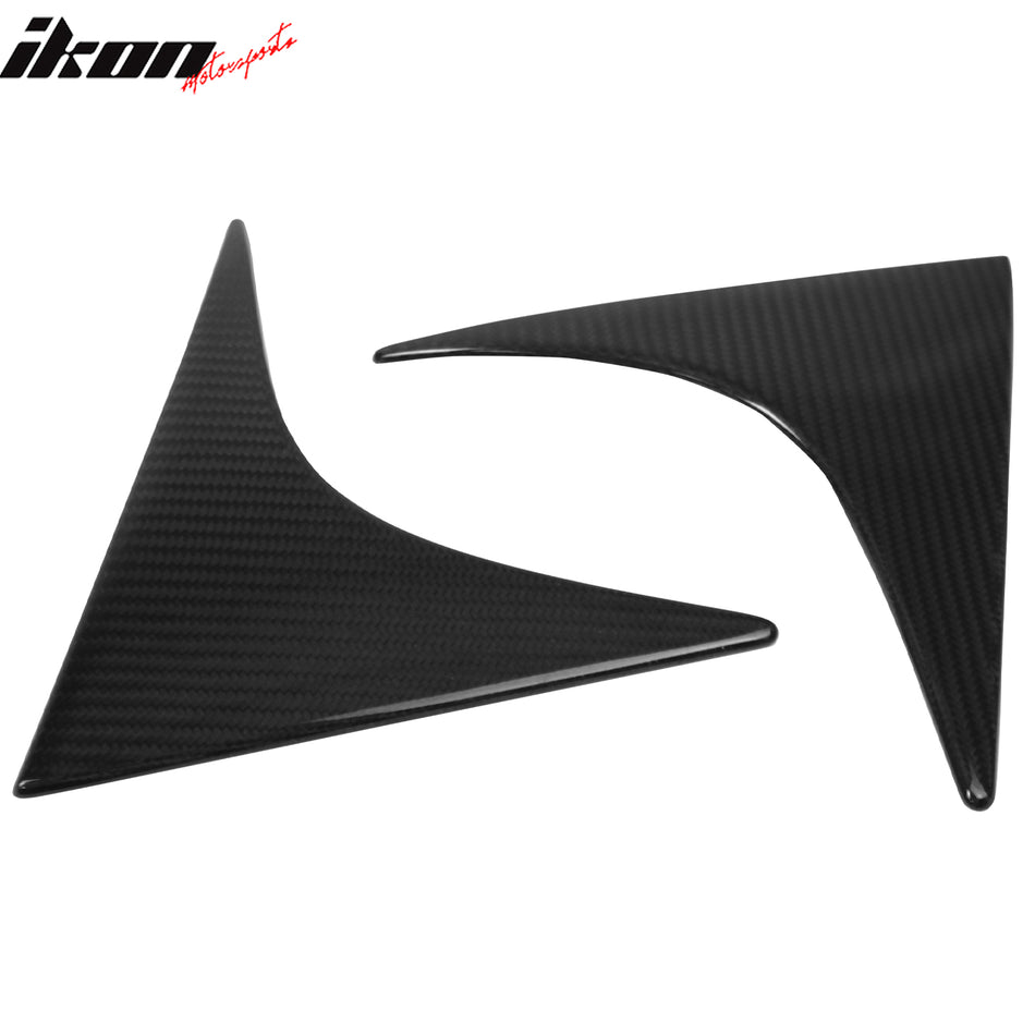 2012-2016 Mazda CX-5 Carbon Fiber CF Rear Spoiler Triangle Trim Cover