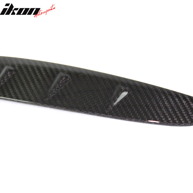 Fits 16-19 BMW X6 F16 Carbon Fiber CF Added-on Side Fender Air Vent Cover Trim