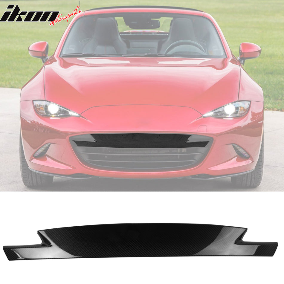 2016-2025 Mazda MX-5 Miata Carbon Fiber CF Front Bumper Grille Trim