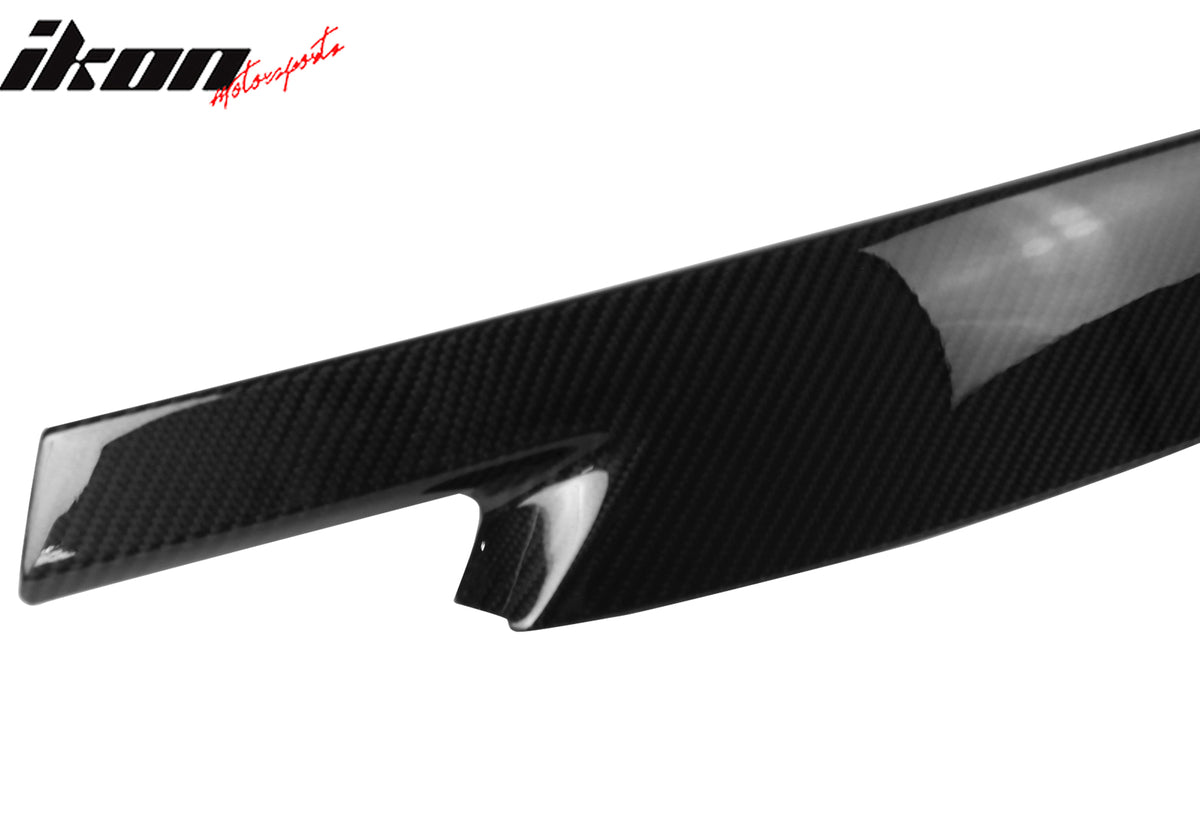 Fits 16-25 Mazda MX5 MX-5 Miata Carbon Fiber CF Front Bumper Air Dam Grille Trim