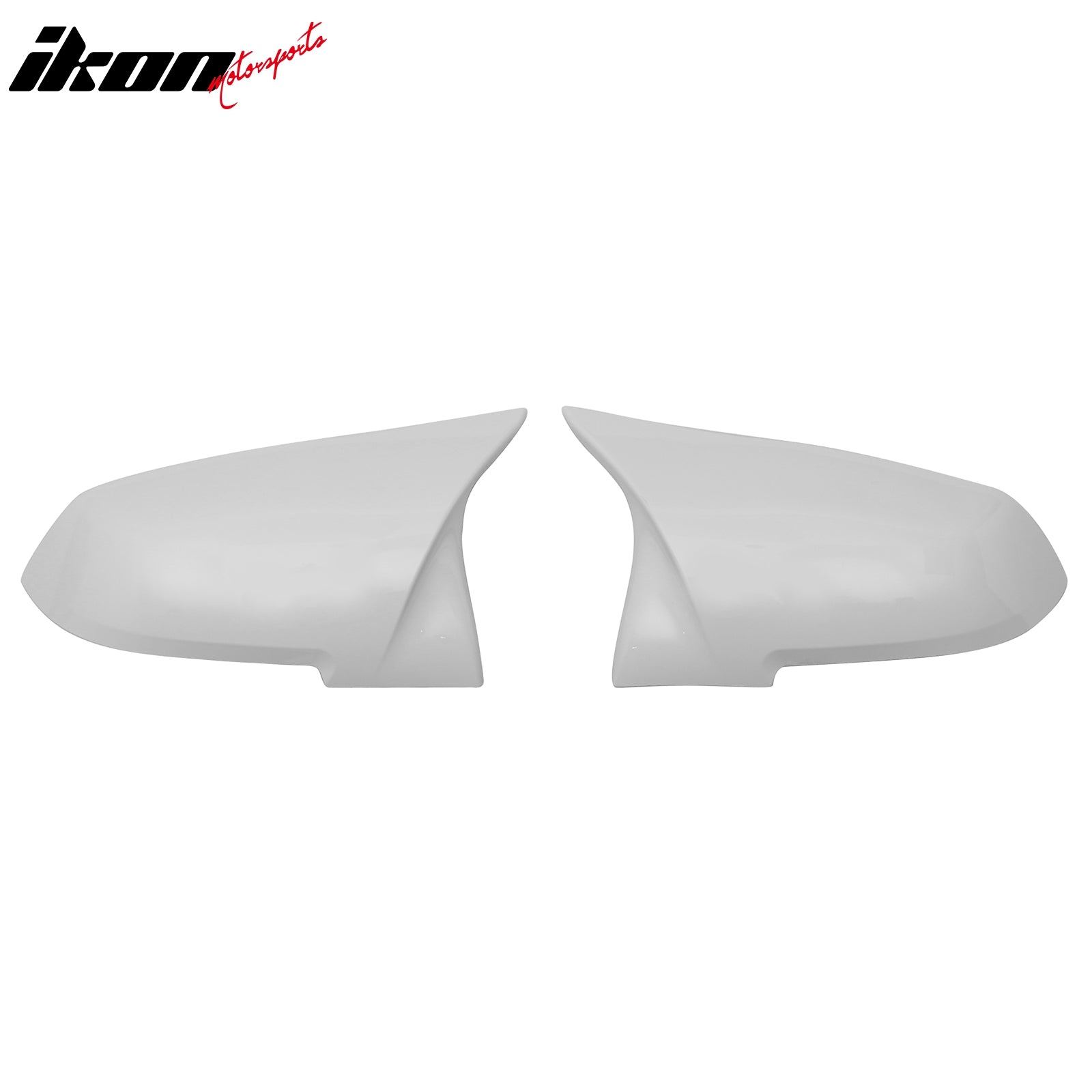 Fits 09-21 BMW E84 X1 F20 F21 F22 F23 F30 Side Mirror Covers Painted #300 White