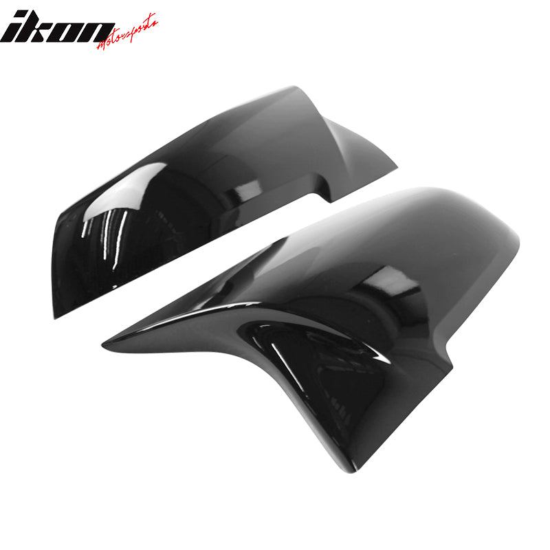 Fits BMW E84 F20 F22 F32 F33 M4 2PCS Replacement Side Mirror Covers Gloss Black