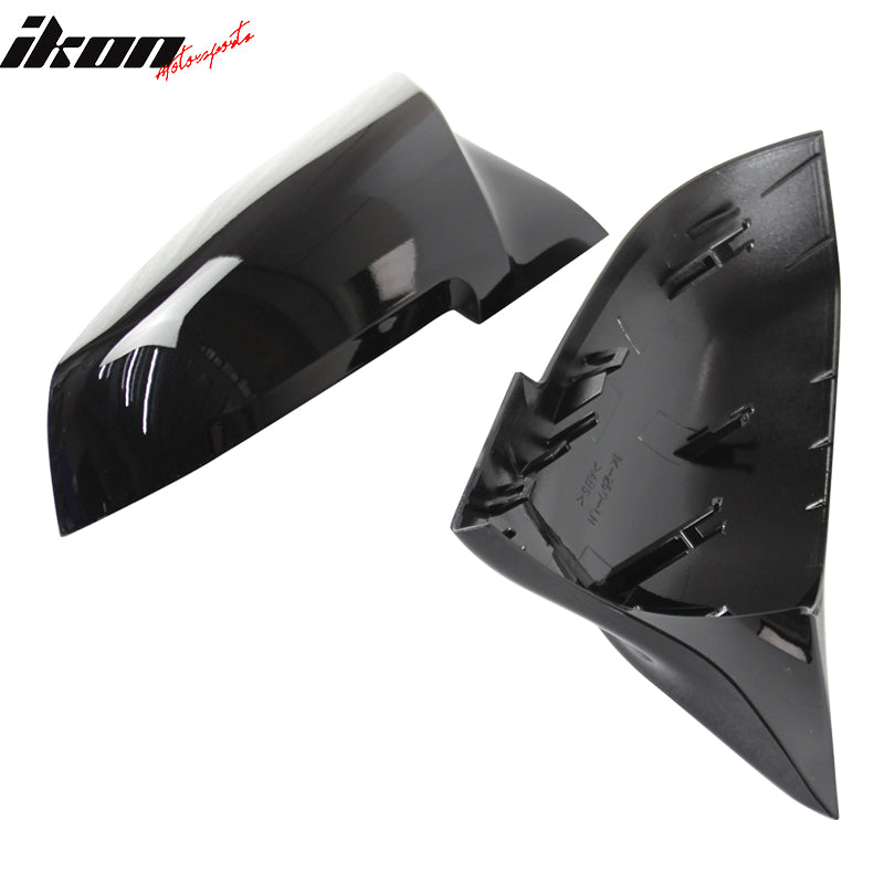 Fits BMW E84 F20 F22 F32 F33 M4 2PCS Replacement Side Mirror Covers Gloss Black