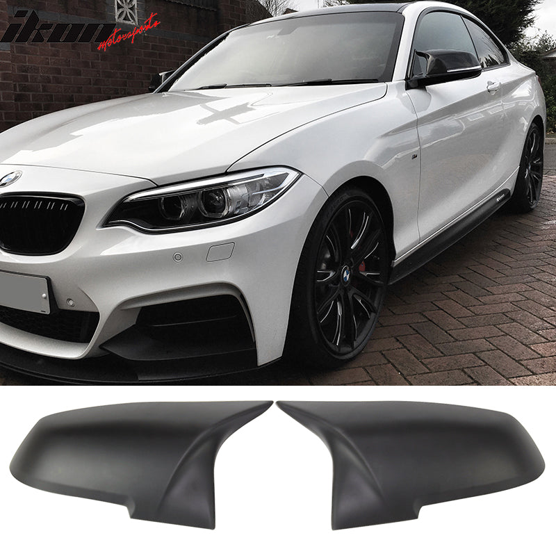 2014-2021 BMW F22 2 Series M Sports Upgrade Matte Black Mirror Cover