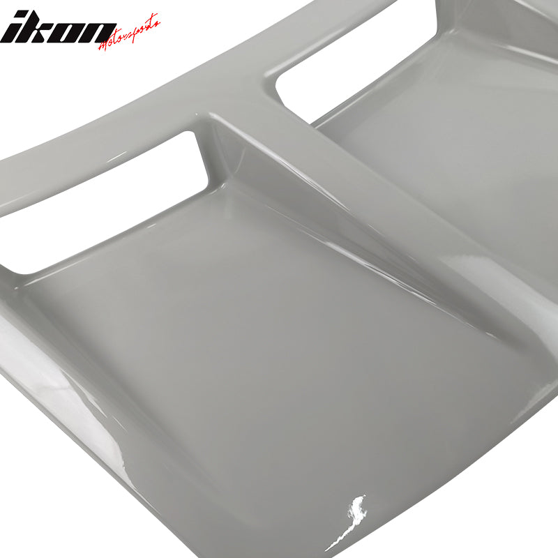 Fits 15-21 Subaru WRX STI Style Rear Bumper Side Fender Vent Painted #K1X White