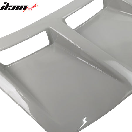 Fits 15-21 Subaru WRX STI Style Rear Bumper Side Fender Vent Painted #K1X White