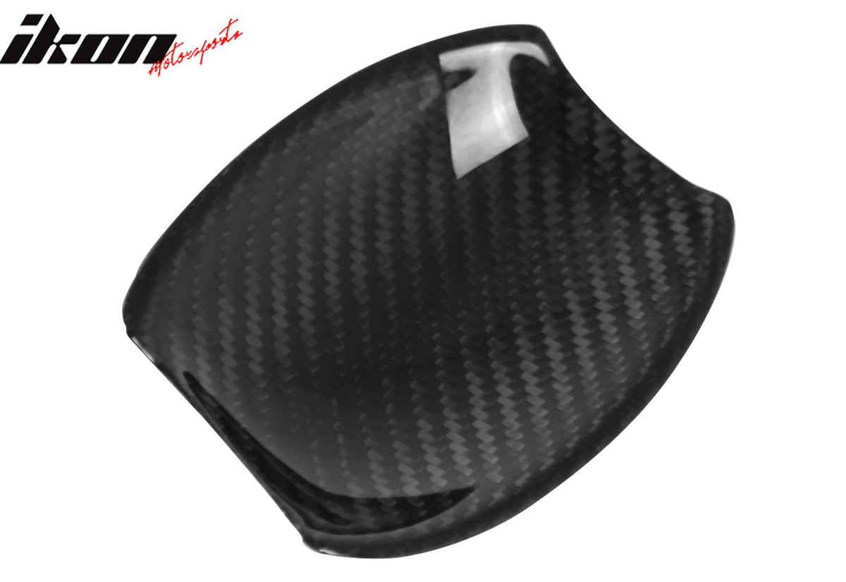 Fits 16-19 BMW X6 F16 X6M F86 Carbon Fiber Exterior Outside Door Bowl Cover Trim