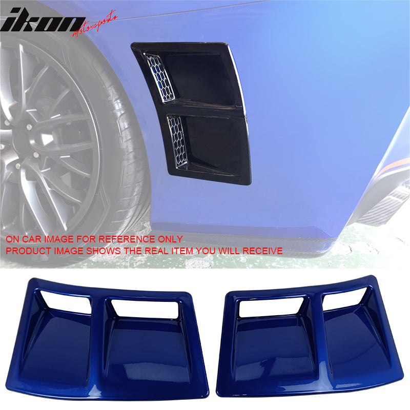 2015-2021 Subaru WRX STI Style Painted #K7X Rear Side Fender Vent ABS