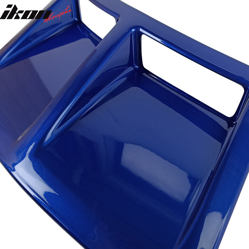 Fits 15-21 Subaru WRX STI Style Rear Bumper Side Fender Vent Painted #K7X Blue