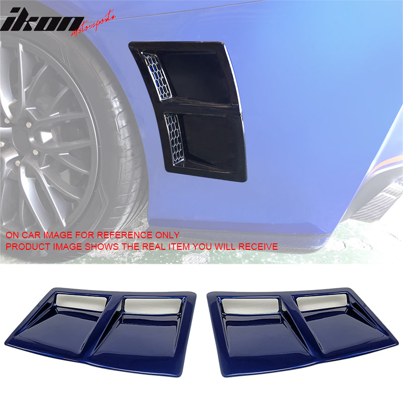 2015-2021 Subaru WRX STI Style Painted #E8H Rear Side Fender Vent ABS