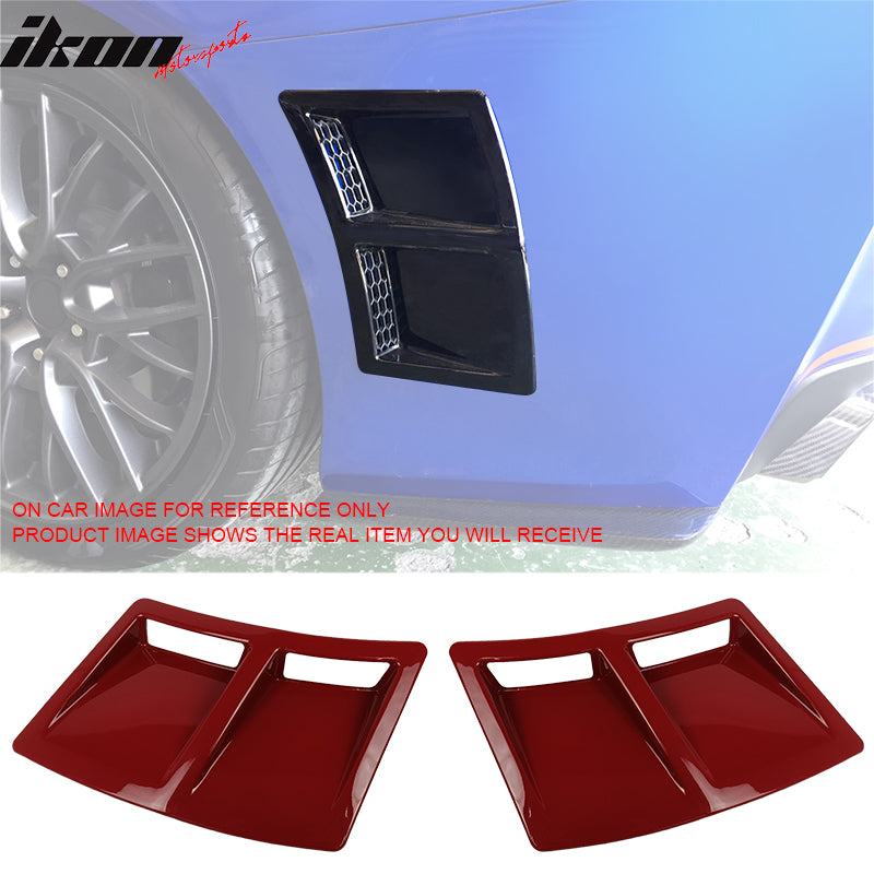 2015-2021 Subaru WRX STI Style Painted #C7P Rear Side Fender Vent ABS