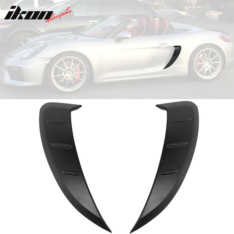 2013-2016 Porsche Boxster Cayman 981 Side Air Vent Scoop Cover ABS 2PC