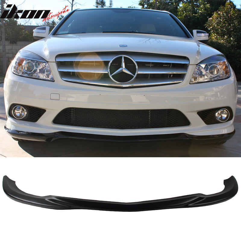 2008-2011 Mercedes Benz W204 AMG Style Front Bumper Lip FRP