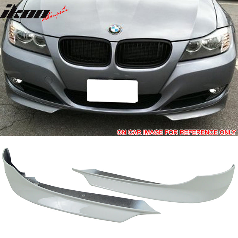 Fits 09-11 BMW 3 Series E90 LCI OE Style PP Front Splitter Lip Spoiler