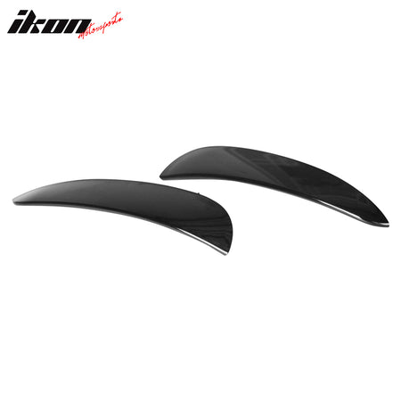 Fits 17-21 Benz W213 E-Class Sedan AMG Sport Front Bumper Canard Vent Flaps 2PCS